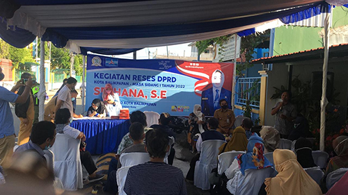 Reses Anggota DPRD Balikpapan, Sri Hana di Prapatan